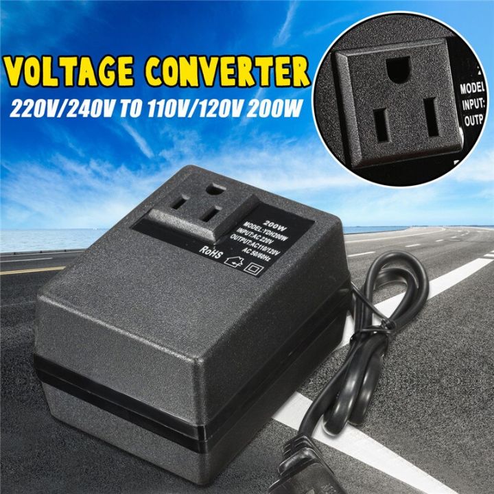 220V/240V To 110V 120V Power Converter Electronic International Travel