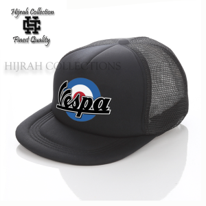TOPI SNAPBACK JARING/TRUCKER Logo Vespa scooteris  Snapback Trucker topi distro kualitas premium