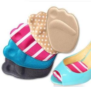 Sepatu Hak Tinggi Bantalan Kaki Depan Anti Selip Kaki Wanita Setengah Tebal Sol Sepatu Pad Sol