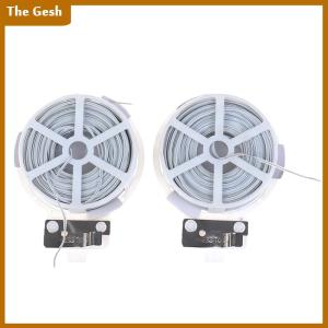 [The Gesh] 1Pc (50m) White Multi-Function Sturdy Garden Plant Twist Tie with Coated Wire