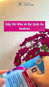 Giấy Hút Màu Chống Loang Màu Quần Áo Denkmit Khi Giặt Hiệu Quả Hàng Đức Hộp 2450 Tờ