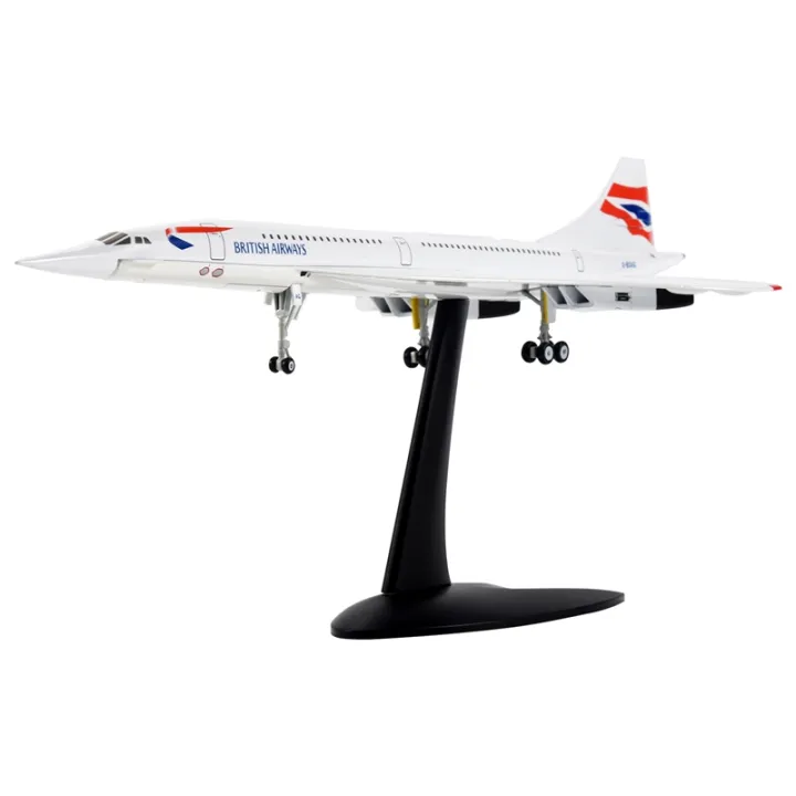 1/200 Concorde Supersonic Passenger Aircraft Model for Static Display ...