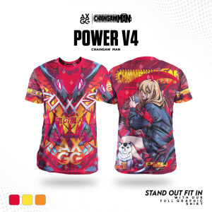 AXGG  Chainsaw Man - Makima / Denji  / Power / Himeno / Aki / Mitaka  Anime T-Shirt / Long sleeve