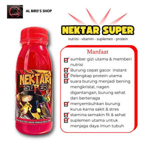 Nektar Super merah 150ml terbaik untuk sogon pleci kolibri Burung Kicau