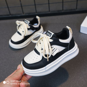 SENMA White Shoes For Kids Boy Korean Shoes Breathable Rubber Shoes Fashion Sapatos 1 to 5 years old