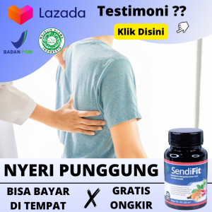 Obat Sakit Punggung Alami Untuk Nyeri Otot Punggung Bagian Atas Bawah Nyeri Tulang Sendi Punggung Sebelah Kanan Kiri Jamu Tradisional Penghilang Sakit Punggung Atasi Punggung Terasa Panas Syaraf Kejepit Di Pinggang Tulang Ekor Dan Bokong - Sendifit