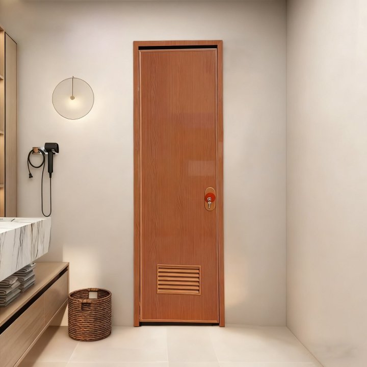 【Door+Frame】PVC Bathroom Door Set - Waterproof | Anti-Mold | Easy DIY ...