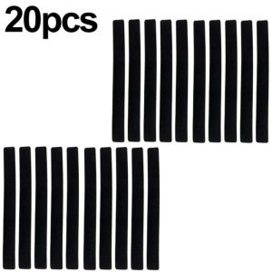 10/20Pcs Non-slip Fishing Rod Tie Holder Strap Belt Tackle Elastic Wrap Bandage Band Pole Fastener Ties Outdoor Fishing Tools