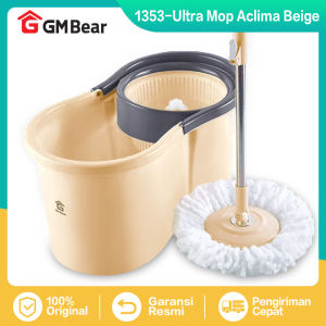 GM Bear Alat Pel Lantai Ultra Mop Aclima 1353 - Spin Mop Beige