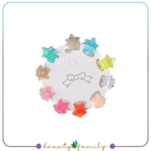 BF-C1117 Set Jepit Rambut Mini Anak Isi 10Pcs Motif Bunga Jepitan Kupu Wanita Aksesoris Rambut Anak