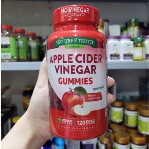 Kẹo dẻo Giấm táo giảm cân Nature’s Truth Apple Cider Vinegar Gummies của Mỹ lẻ 30 viên và hộp 120 viên