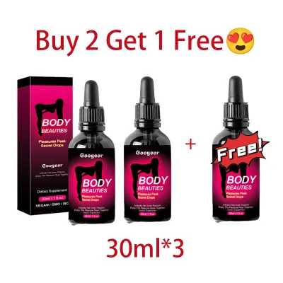 READY STOCK【Ready Stock】Googeer Female Drops 30ml Pleasures Peak Secret Drops Body Care Female Body Care Health Drops 女性身体护理