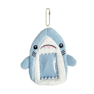 Fashionable Shark Plush Card Sleeve Storage Case Organized For Photo Storage And Small Card Decoration Creative Gift