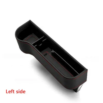Car Seat Storage Organizer Box Car Seat Gap Storage Box PU Leather Car Seat Cushion Side Storage Box Console Box Front Back Seat Pocket Bag Holder Cup Drink Holder Phone Card Holder Car Organizer Accessories