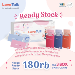 Kartu Permainan Suami Istri LOVE TALK Intimate Game Love Map Deep Talk Ide Kado Pernikahan by Yaumi Pulangkerumah