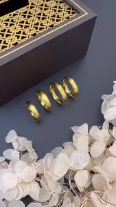 [ Premium Selection ] Vietnam Sand Gold European and American Hot-Selling Starry Sky Ring Sparkling Matte Personality Couple Jewelry Yiwu Manufacturer