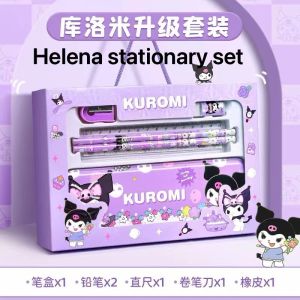 HELENA STATIONERY SET 6IN1 ALAT TULIS ANAK KADO ULTAH BINGKISAN HADIAH PAKET ALAT TULIS KARAKTER