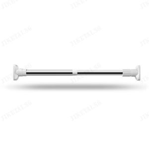 Adjustable drilling free clothes drying rod Clothes Rod Hanger Rod No punch Telescopic Rod Wardrobe Rod