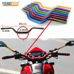 Universal Motorcycle Handlebar Motorbike Aluminum Alloy Sand Blasting  Technology Finished 72CM 22MM manillar moto Handle bar