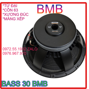 Loa bass 30( 3 tấc) bmb xương đúc màng tẩm dầu  -giá 1 chiếc