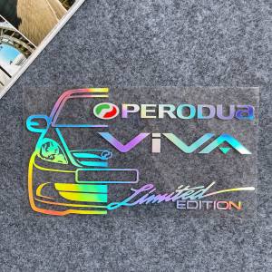 สำหรับรถเปโรดัว Alza Axia Bezza Myvi Viva เลเซอร์กันน้ำสำหรับตกแต่งรถสติกเกอร์อุปกรณ์เสริมในมาเลเซีย