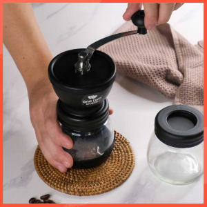 COD One Two Cups Alat Penggiling Kopi Manual Coffee Grinder Adjustable - CF4146 / Penggiling kopi super halus rumahan manual 1 set serbaguna portable / heler mesin alat penggiling  penghancur beras kopi bumbu bulat mentah basah mini murah