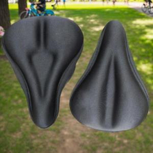 🔥🔥🔥fenglin 1 Piece Sponge Foam Comfortable Saddles Mat Bicycle Soft 3D Padded MTB Bike Saddle Seat Cover Cushion Bicycle Seat Protective Cover