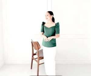 Casual Graduation Party School Events Recognition Filipiniana Puff Sleeves Sweetheart  Square Neck Line Top Blouse   fits up to xl body frame classy and elegant timeless classic  timeless top casual or party classic top super kapal ng tela hindi kayo mags