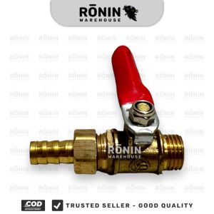 HATO Kran Kompresor Kuningan 1/4 1/2 inch Stop Keran Ball Valve Compressor HATO