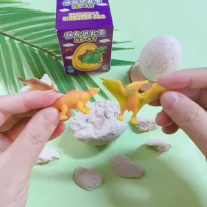 Ready stock Bundle 3box Dinosaur Egg Archaeological Excavation Serie Model Scientific Mining Educational Toy Gift Blind Box
