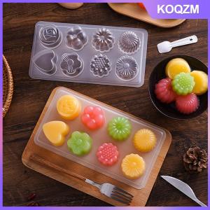 KOQZM 8-Hole Multi-Shape Soap Silicone Mold For DIY Chocolate Candy Jelly Dessert Ice Tray Making Crafts Soap Hand Gift Making