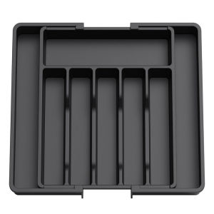 Cutlery Storage Tray Drawers Kitchen Drawer Divider Tableware Storage Expandable Adjustable Home Cabinet Cutlery Box