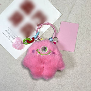 RLG Pet Lucu Pet Little Monster Liontin Tas Kunci Kunci Anti Kehilangan Liontin Boneka Boneka Mewah Liontin Telepon