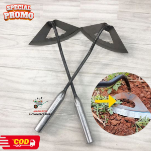 Cangkul Gulma Kepala Kecil Berkebun Besi Baja Pacul Garuk Gali Rumput Tanah Untuk Pertanian