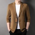 Men's Suit Jacket Korean-Style Male Blazers Spring Autumn Coat Lightweight Casual No Ironing. 