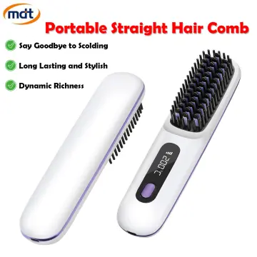 Buy Cordless Hair Straightener Brush online Lazada .ph