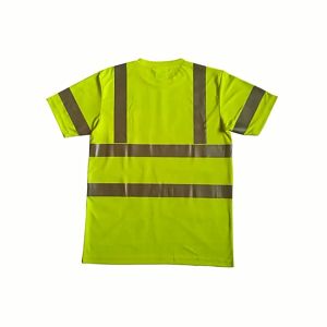 Size S-7XL Reflective T-shirt Safety Shirts for Men Work Shirts Men High Visibility Summer Shirt Short Sleeve Workwear