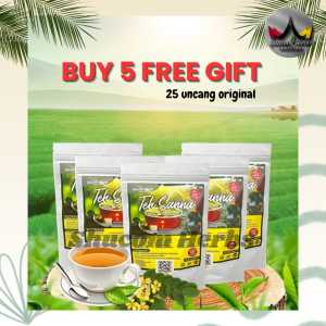 5 PACK Benefits of TEH SANNA 25 +5  UNCANG ORIGINAL
