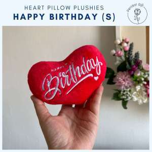 Love Birthday Congratulations Heart Pillow Plushies Decoration Anniversary Valentines Graduation