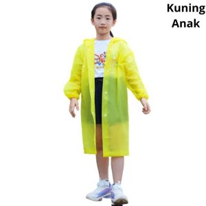 MIKADO - KP110 JAS HUJAN ANAK KARAKTER EVA JAS HUJAN DEWASA WARNA MANTEL RAIN COAT MURAH