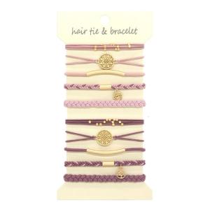 10pcs Braided Hair Bands Elastic Hair Bobbles For Women And Girls Fashionable Hair Rope Ponytail Holder for Most Hair Types