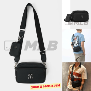 Túi Đeo Chéo Nam Thời Trang Crossbody New York MLB Men’S Tiddy Small - Chất Liệu Da Chống Nước