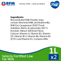 Selecta Fortified Low Fat Milk 1 Liter - Set of 2s. 