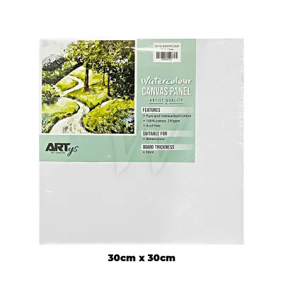 [WESTSTAR] ARTYS Watercolour Canvas Panel Canvas Board for Watercolour Painting Frame Kanvas Lukis Drawing Canvas Panel