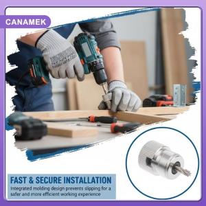 【CANAMEK】 Drill Guide Sleeve 4-10MM Steel Bushing M14 for Woodworking Doweling Jig High Accuracy and Durability Tool