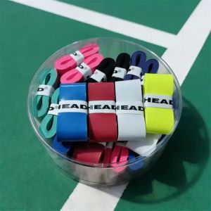 2026 30Pcs HEAD Tennis Overgrip PU HEAD Tennis Racket Overgrip Absorption Grip Badminton Racket Handle Grip Tennis Grip Padel Tape