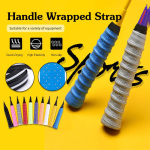【🇲🇾Stock】Anti-slip Towel Grip Badminton Racket Sweatband Overgrip Super Absorbent For Tennis Overgrip Badminton Pickleball Fishing Rod Jump Rope Slingshot Sweat Band Sport Tape Accesorios Pembalut