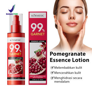 [BPOM] Kormesic Essence Lotion Pomegranate 120ml – Krim Cerah & Lembap dengan Perlindungan UV