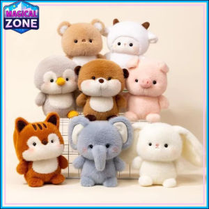 Adorable 16cm Fluffy Mini Decoration Cute Plush Comfort Toy Stuffed Animal Figure Desktop Companion Doll