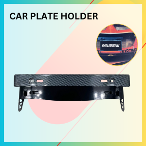 Car Universal Plate Cover Holder Carbon License Plate Holder Car Accessories High Quality Carbon
